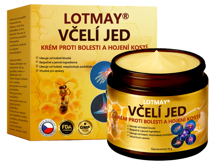 LOTMAY® Krém na hojení kostí proti bolesti se včelím jedem