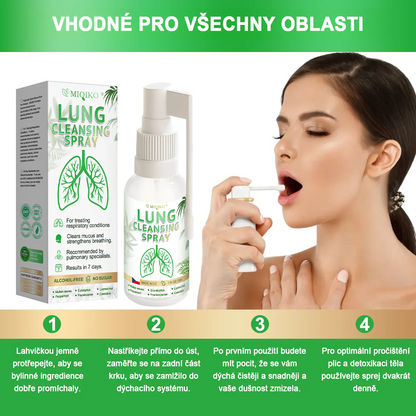 [Oficiální obchod značky] 👨‍⚕️𝐌𝐈𝐐𝐈𝐊𝐎® Pokročilý sprej na čištění plic  (☘️Doporučeno plicními specialisty☘️)